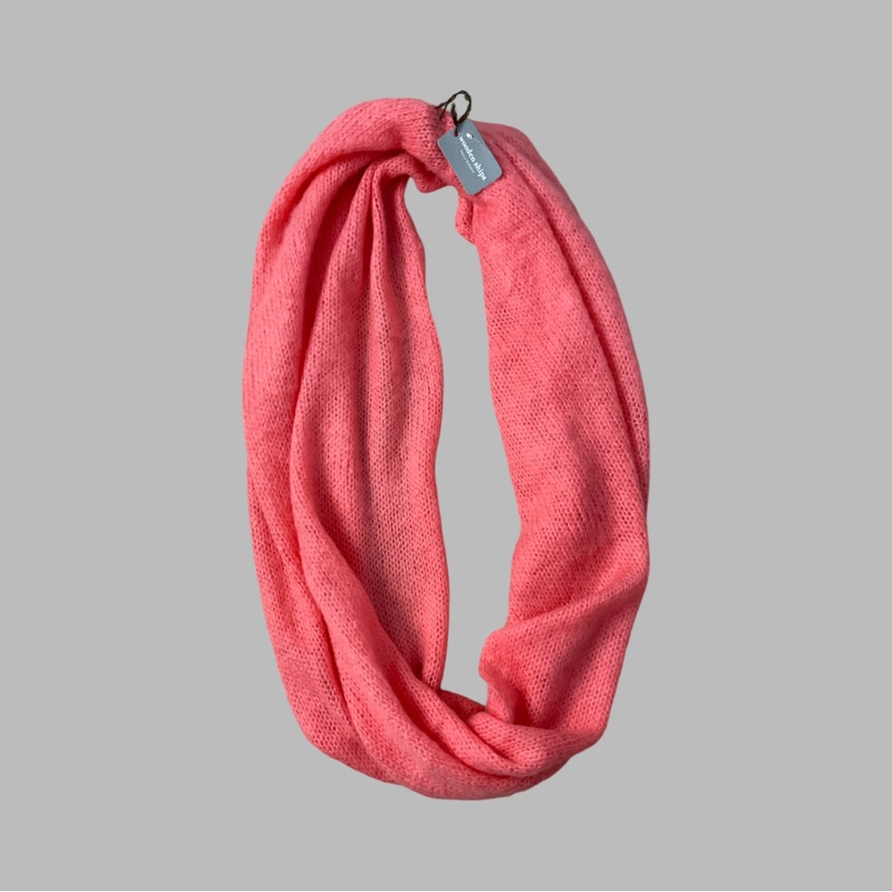 Wooden Ships Mohair Blend Loose Knit Infinity Scarf NWT